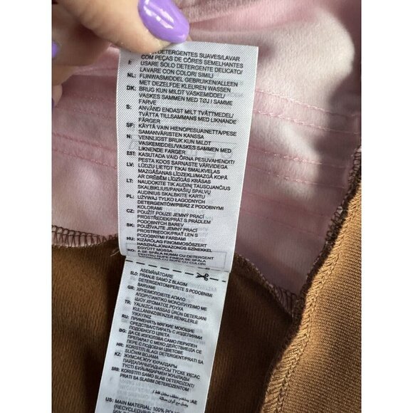 Adidas Woman's Sz 3X Retro Luxury Track Full Zip Jacket Brown Pink - Picture 8 of 12